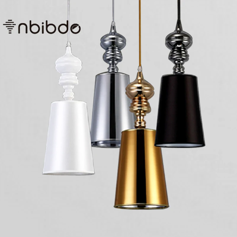 

Modern Brief Pendant Lamps Dining Room Pendant Lights White /Black /Golden /Silver Spain Jaime Hayon Design Metalarte Josephine