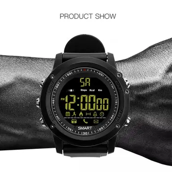 

2018 New Version EX17 Smartwatch IP67 Waterproof Pedometer Stopwatch Fitness Tracker Sports Watch With Call and SMS Reminding