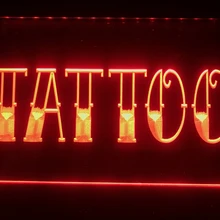 I550 тату Магазин Бар Паб арт пирсинг светодиодный неоновый светильник знак