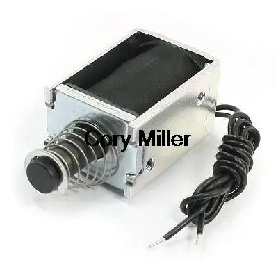DC12V 7.7mm Stroke 150gf Holding Force Electromagnet Solenoid Push Pull Type |