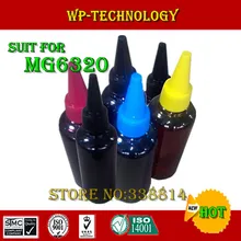 Чернила краски, Совместимость чернил специализируется Костюм для Canon MG6320, костюм для PGI250 CLI251 серии, специализированной высокое качество чернил, 6 Цвет