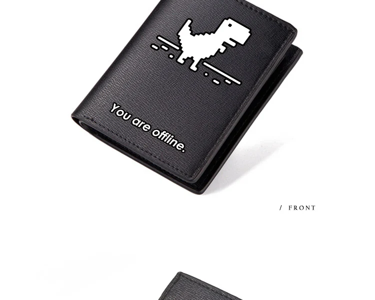 Opera The IT Crowd Wallet Programmer You Are Offline Black Long Wallet PU Purse Men Women Carteira GitHub Commits (3)