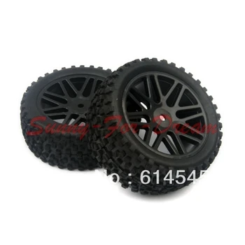 

4x1/10 HSP Off-Road Buggy Front Rear Wheel Rims Tyres Tires Sponge 66015-66035
