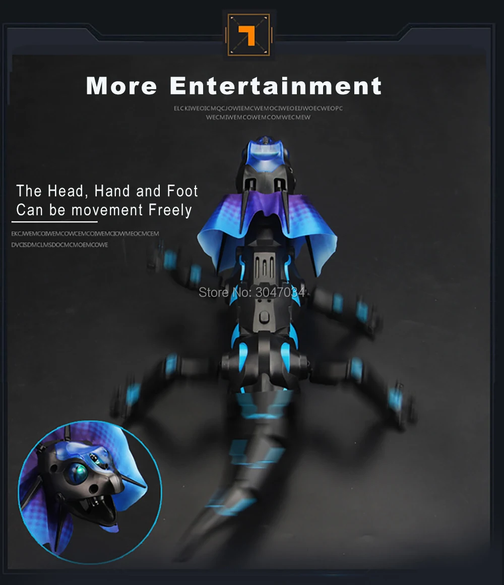 Infrared Remote Control Lizardbot-9