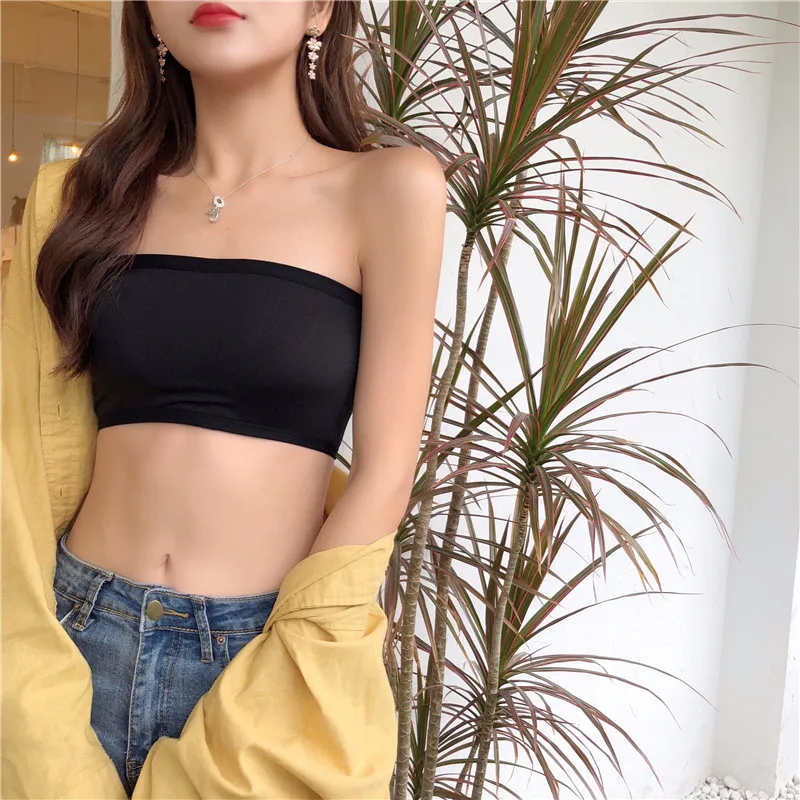 

Women Cotton Camis Black White Fashion Short Tops Ladies Casual Camis Bust 28-42