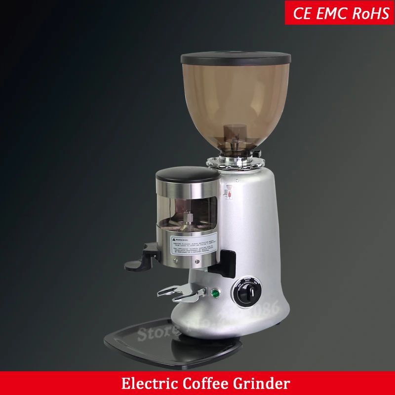 flat wheel conical hopper burr coffee grinder mill manual 6-9 kg/hour espresso coffee maker machine 