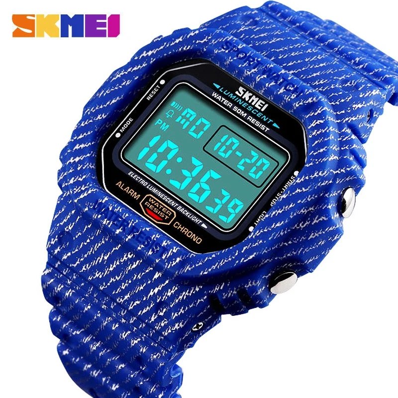 

SKMEI Sport Digital Watch Men Date Week Mens Watches Waterproof Shockproof Top Brand Luxury Wristwatch For Men reloj hombre 1471