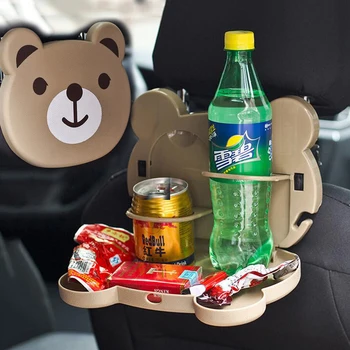 

Car Seat Tray Mount Food Table Meal Desk Stand Drink Cup Holder Car Back Seat Bracket Storage Shelves Car Covers Seat Organizer