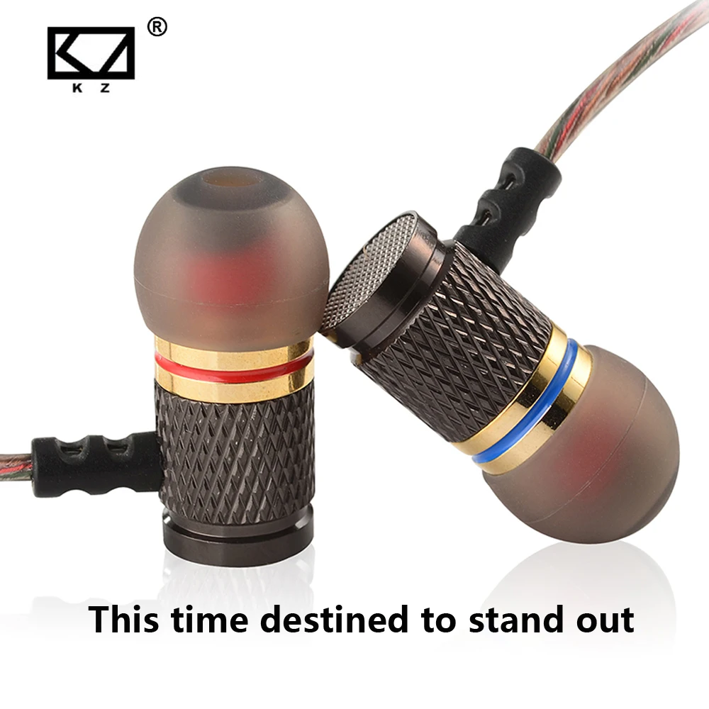 KZ ED2 EDR1 EDR2 наушники вкладыши Металл тяжелый бас качество звучания музыки