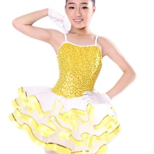 Взрослый желтый костюм из балета "Лебединое озеро" Женская балетная пачка трико танцевальная одежда для девочек сценическое шоу Танцевальная Одежда для танцев