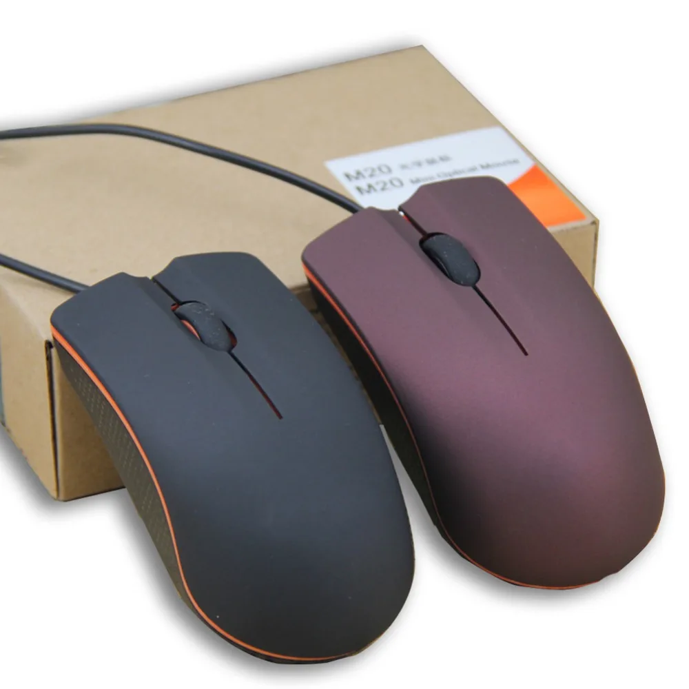 Проводная игровая мышь для Lenovo M20 usb ПК оптическая мини mause проводная геймерская