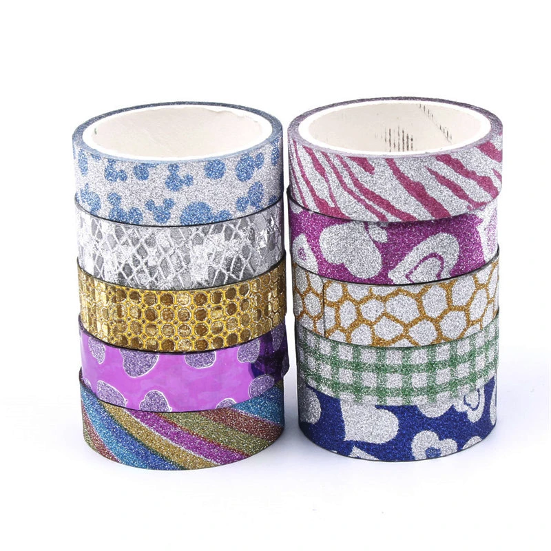 Set DéCoratif Kawaii Washi Tape Set Japonais Papier Autocollants Papeterie Japonaise Fourniture Scrapbooking E Haude 10Pcs