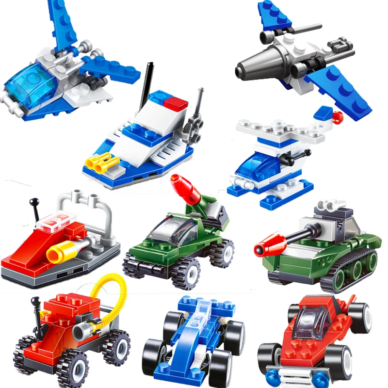 جديد Legoings مدينة البناء قواعد حاملة صغيرة سباق سيارة خزان هليكوبتر قارب اللبنات التعليمية لعب للأطفال جديد Legoings مدينة البناء قواعد حاملة صغيرة سباق سيارة خزان هليكوبتر قارب اللبنات التعليمية لعب للأطفال