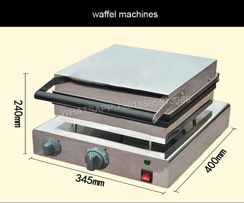 Commercial waffle making machine; ice cream waffle cone maker waffel machines