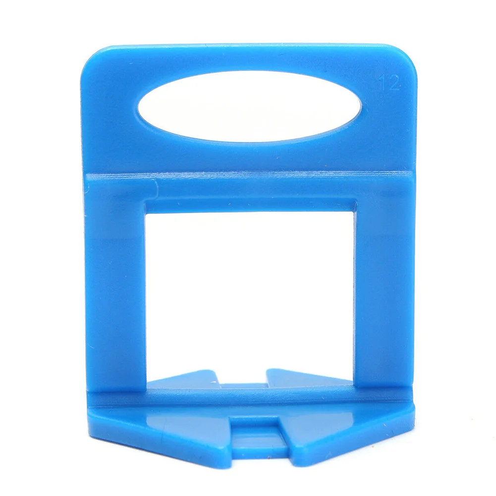 

100pcs/bag Plastic Clips Wall Floor Positioning Reuse Balance Convenient Spacers Lippage System Tile Leveler Construction Tool