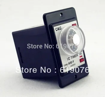 

0-1 second Power on delay timer time relay panel & PF083A Socket Base 12V/24V/110V/220V Please tell us the voltage !