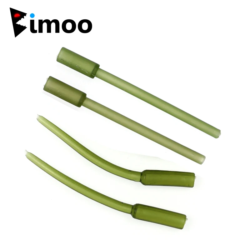 

Bimoo 12PCS Soft / Hard Carp Fishing inline Sinker Insert Tube Fishing Weight Fishing Line Protective Tubes Accessories