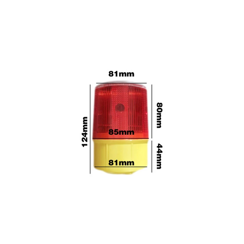 

2Pcs Car Solar Power LED Strobe Warning Light Security Flashing Flicker Beacon Road Lamp HUG-Deals