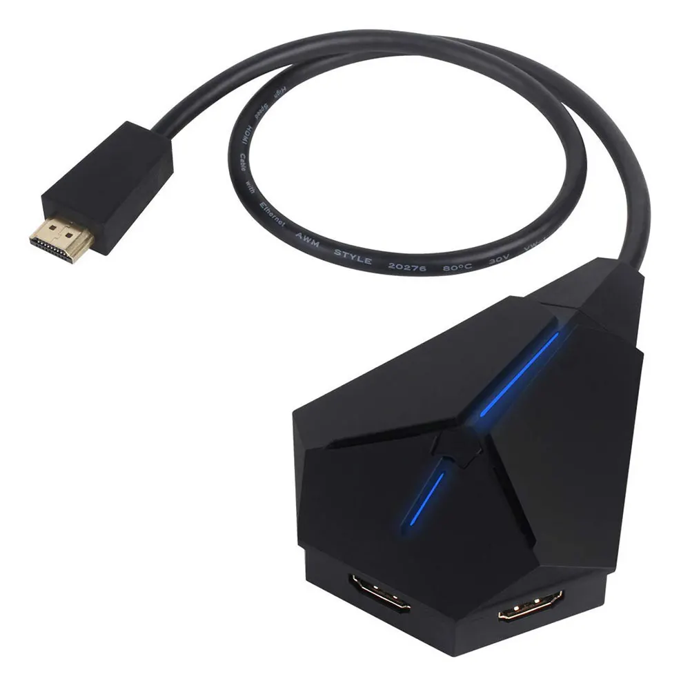 Powstro Mini 3 порта Переходник HDMI разветвитель кабель 4 K* 2 K 2160 P Коммутатор HDMI коммутатор 3 в 1 выход порт концентратор для HD tv Box PS4