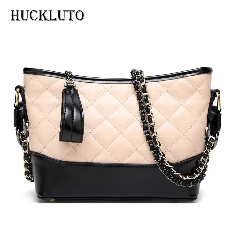

HuckLuto Brand 2019 New Promotion Sale Korean Fashion Luxury Chain Tassel Clutch Shoulder Bag Leather Women's Messenger Bags