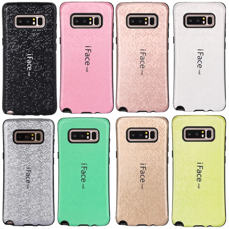 

IFACE MALL Heavy Duty Case for samsung S9 S8 plus note8 Shockproof Back Cover Hard Shell Full Protection cases for S7/S7 edge