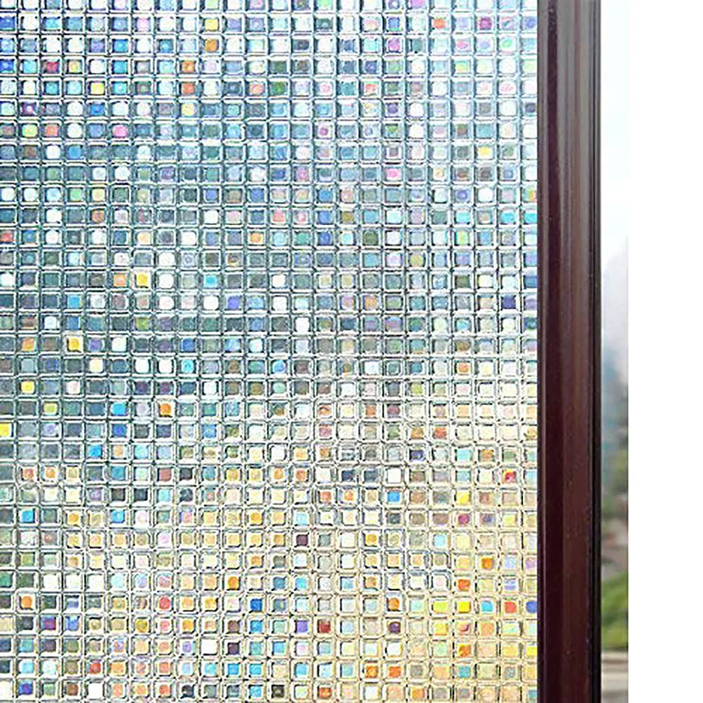 

Funlife 90x200cm 3D Self-adhesive Window Films Privacy Film Static Decorative Non-Adhesive Heat Control Anti UV Window Sticker