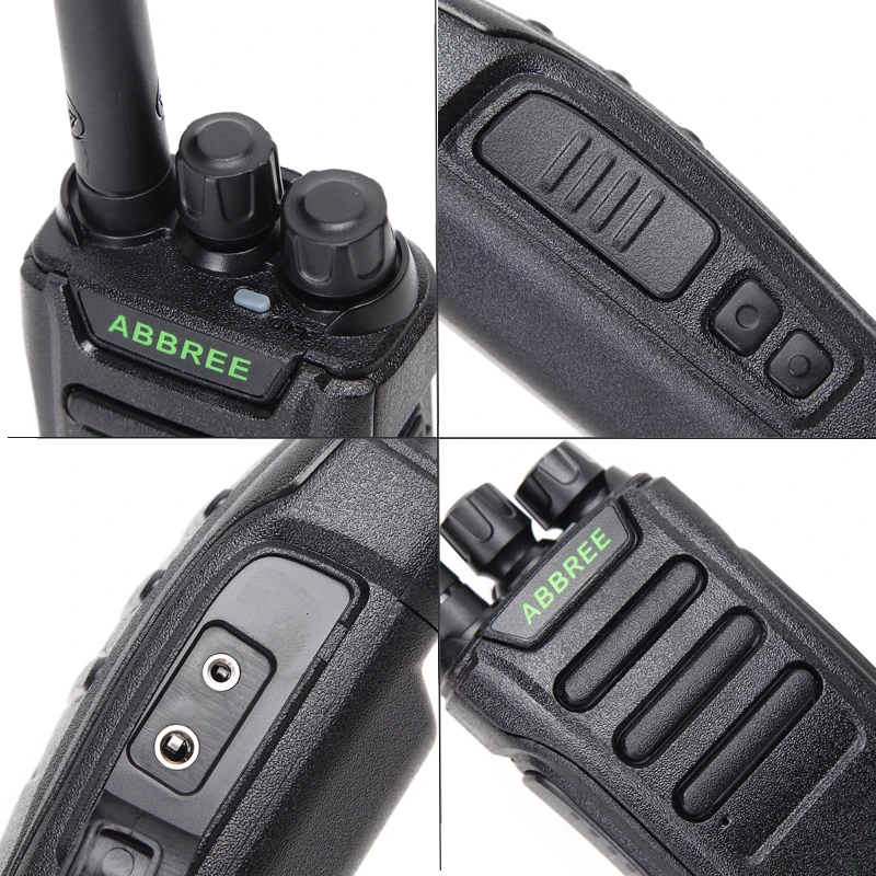 ABBREE AR-Q10 10 Вт Мощный 99CH светодиодный экран скрытого дисплея UHF 400-470 МГц 3000 мАч батарея большой радиус действия двухсторонняя рация