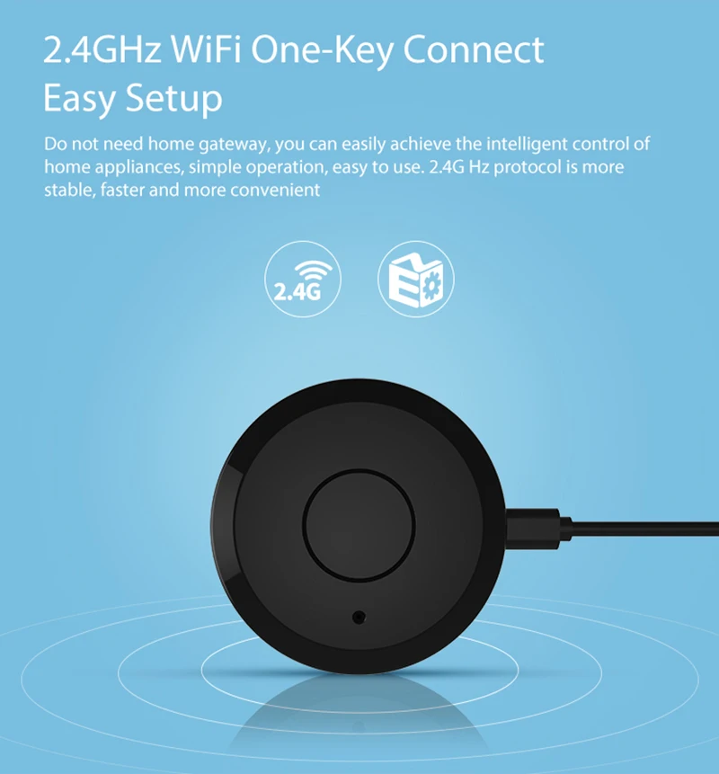 NEO Coolcam NAS-IR03W Универсальный Smart ПДУ дома Приспособления WI-FI+ ИК переключатель 360 градусов для кондиционера воздуха ТВ