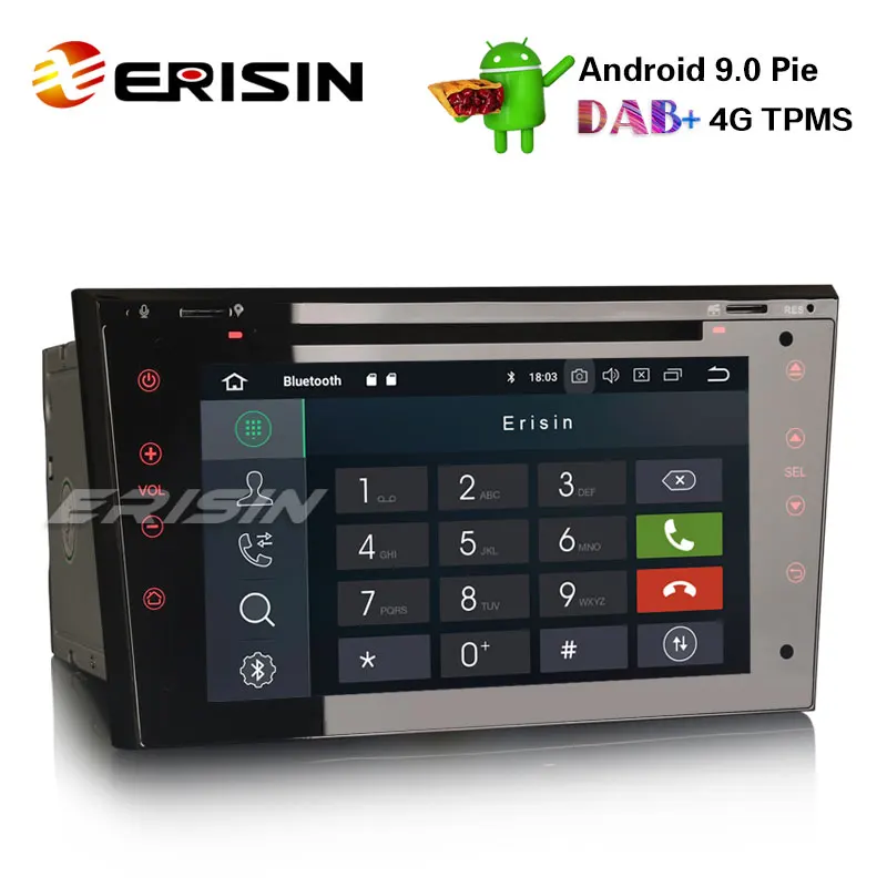 Erisin ES7973P 7" Android 9.0 for Opel Vauxhall Corsa Vectra Zafira Astra Car Stereo DAB+GPS CD Satnav