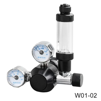 

CO2 Aquarium Regulator Bubble Counter Durable for Planted Aquarium Fish Tank can CSV