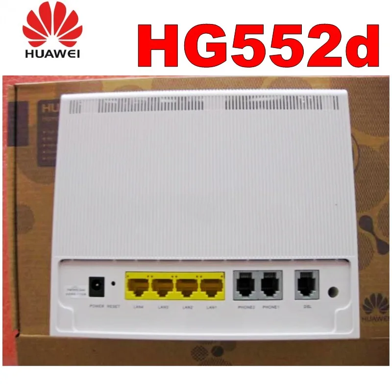 В коробке разблокированный huawei HG552d ADSL2+ moden/маршрутизатор