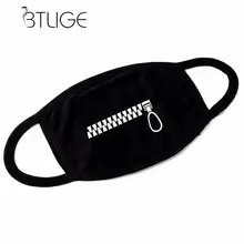 BTLIGE модная мужская женская Стильная велосипедная маска на молнии для лица, хлопковая противопылевая маска для рта и лица, маска для велоспорта на открытом воздухе, Прямая поставка