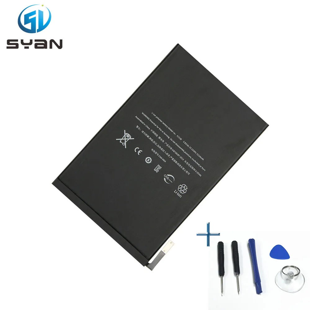 3.7v 5124mAh New OEM A1601 Battery for iPad mini 3 4 A1538 A1550 A1599 A1600 A1601