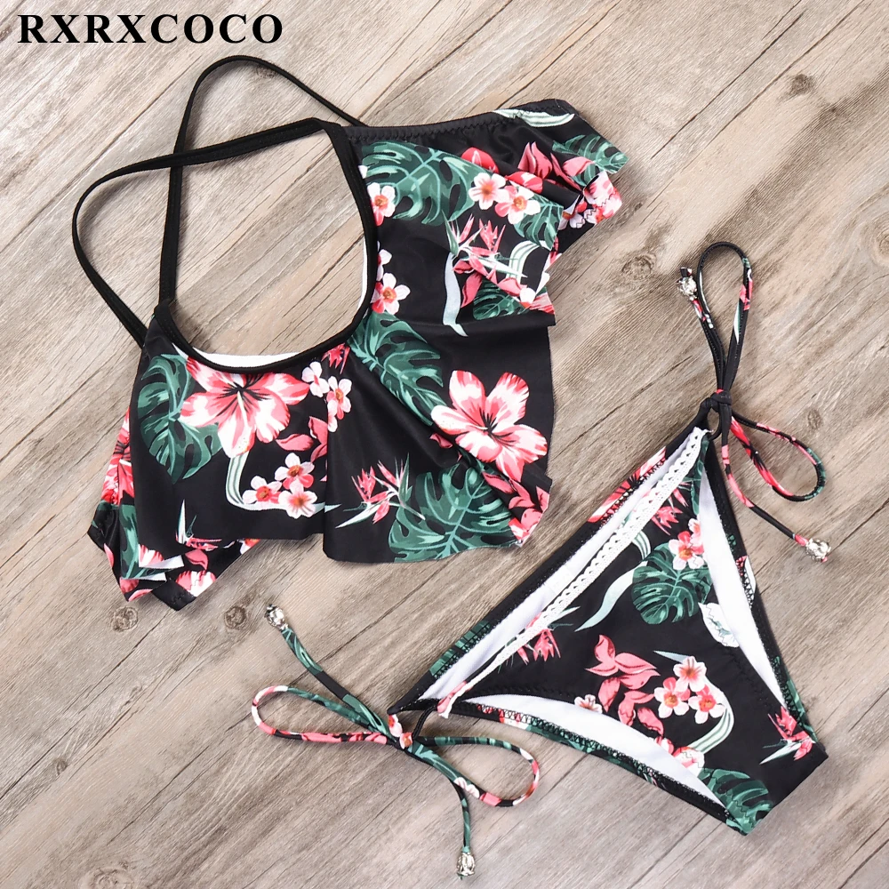 RXRXCOCO Newest Brazilian Bikini Set 2019 Sexy Off Shoulder Bikini Mujer Swimwear Women Swimsuit Halter Push Up Bathing Suits RXRXCOCO Newest Brazilian Bikini Set 2019 Sexy Off Shoulder Bikini Mujer Swimwear Women Swimsuit Halter Push Up Bathing Suits