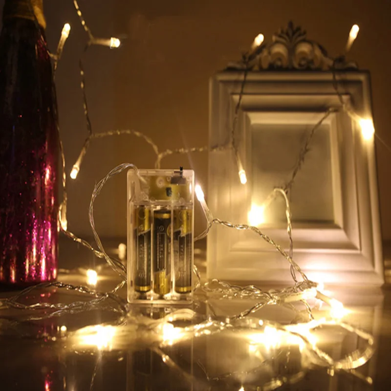 LED String Light 2M 20LEDs Fairy Lights Indoor Holiday Light For Garland Party Christmas Wedding Decoration AA Battery Operated LED String Light 2M 20LEDs Fairy Lights Indoor Holiday Light For Garland Party Christmas Wedding Decoration AA Battery Operated