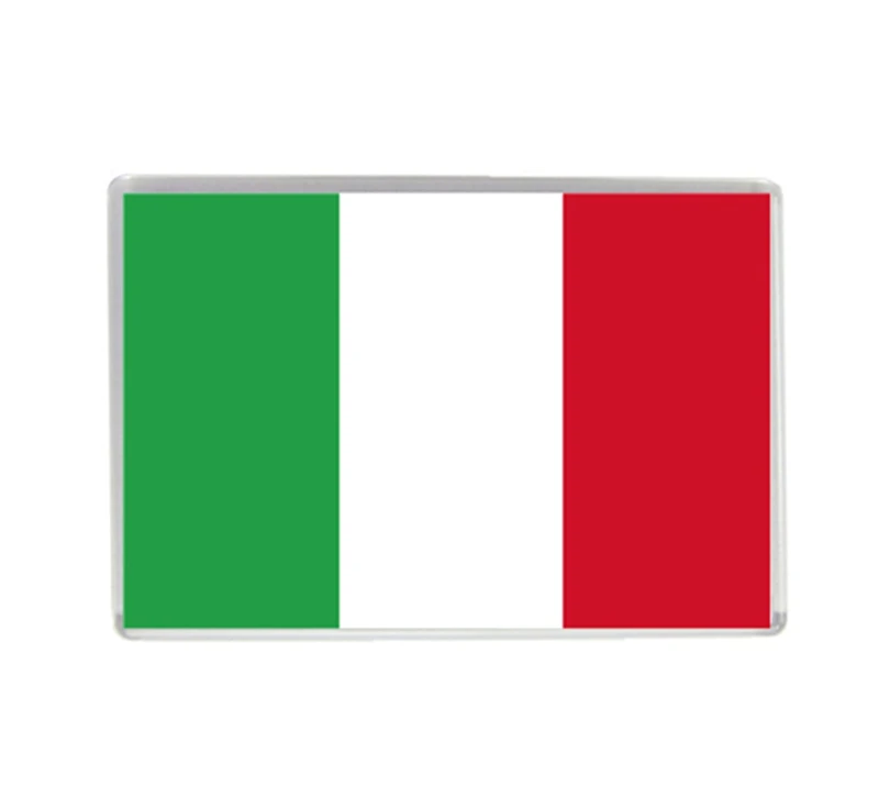 Italy National Flag Quality Acrylic Fridge Exquisite World