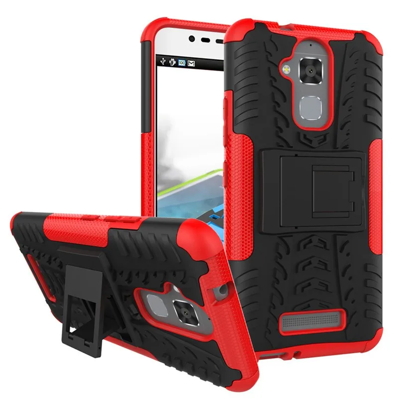 For Asus Zenfone 3 Max ZC520TL TPU & PC Dual Armor Capa with Stand Hard Silicone Cover For Asus Zenfone 3 Max ZC520TL Phone Case (26)