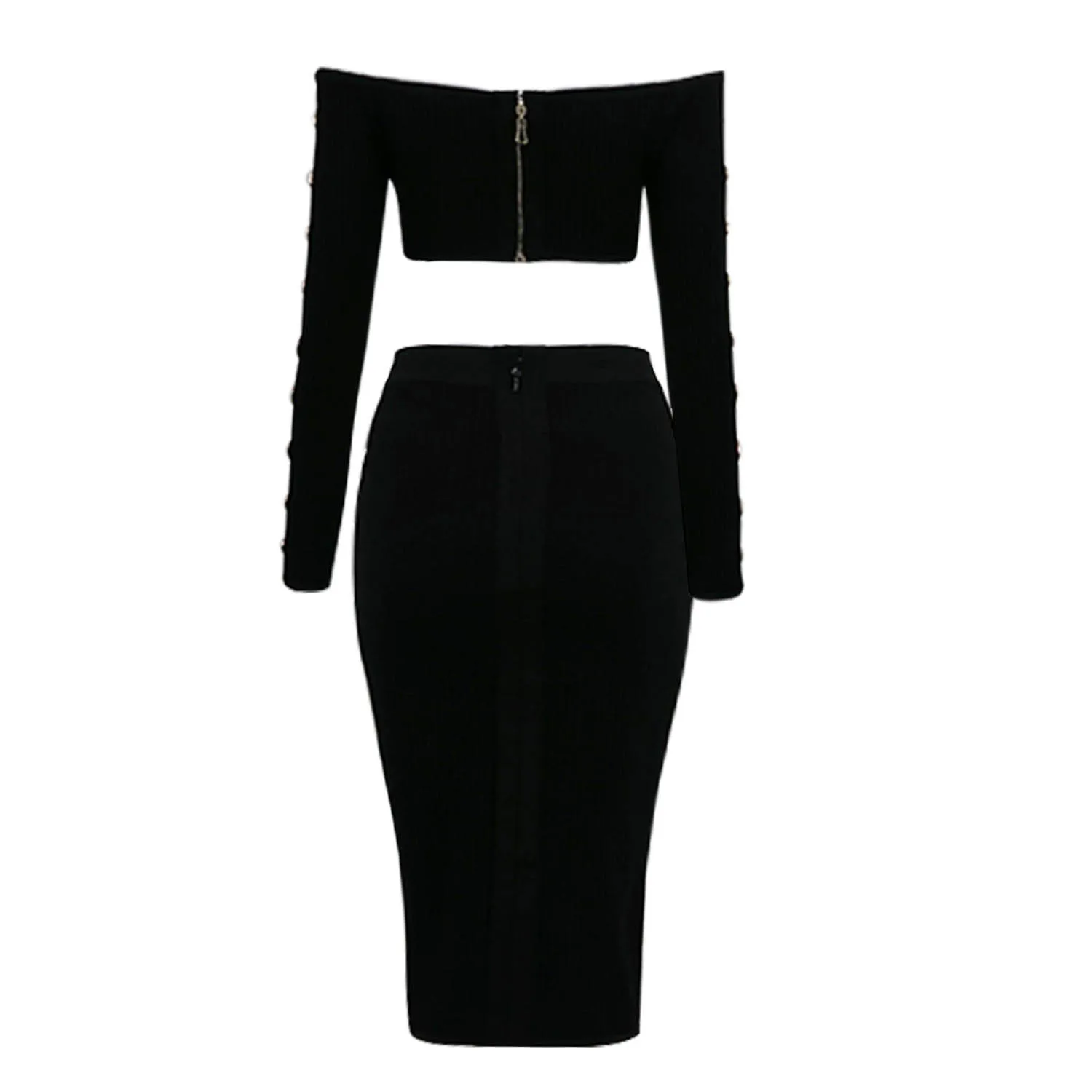 Hight artisanat Noir Taille Femmes Abricot Mi Jupe Longues Courte Costume Chemise Black Party Manches Pour Bar Club apricot PqvqUwt