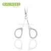 2pcs Different Size Pro Eyebrow Eyelash Scissors Straight and angle  Makeup Scissors Eyelash Extension Tool 3