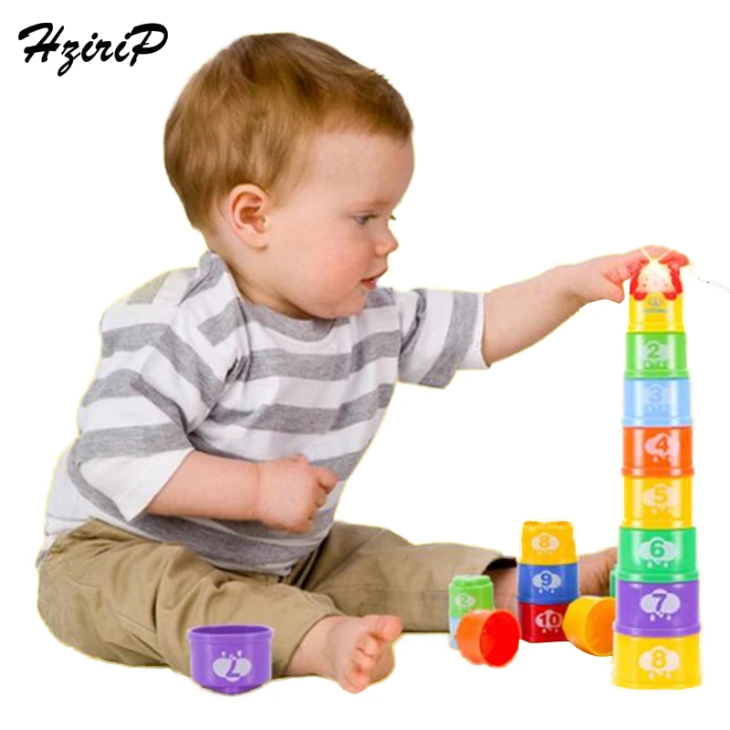 Hzirip образования Игрушки для маленьких детей фигурки детей родитель-ребенок взаимодействия стека Кубок башня дети рано интеллекта
