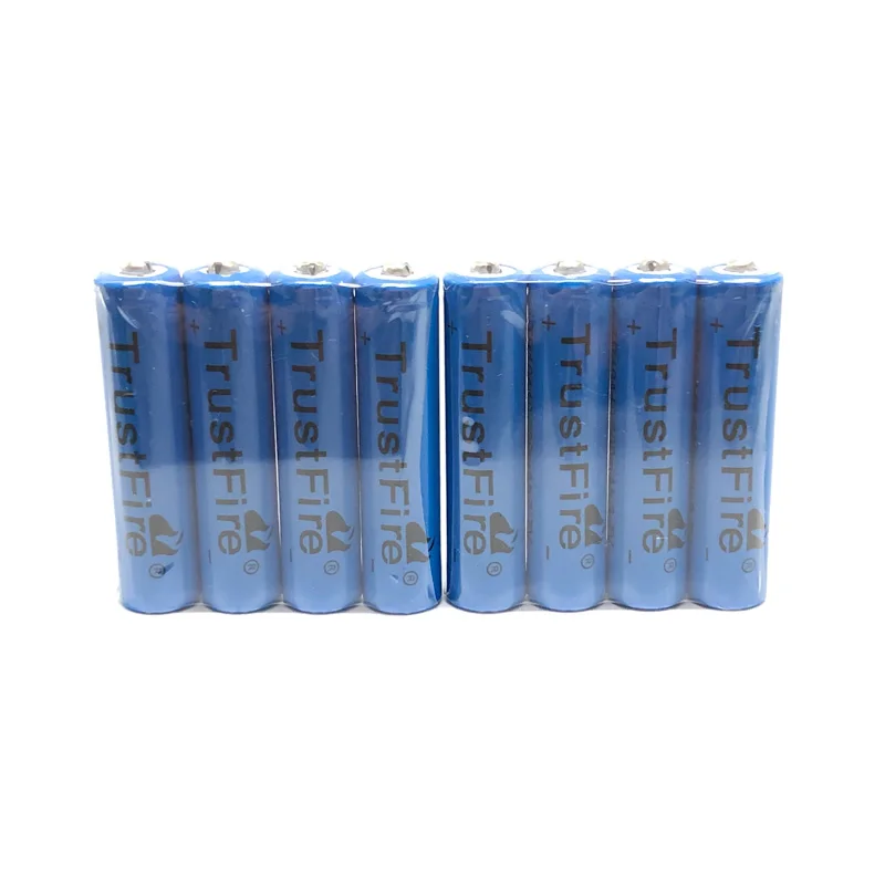 

20pcs/lot TrustFire 3.7V TR10440 600mAh 10440 Rechargeable Lithium Battery with 1000 Cycle for LED Flashlight Headlamp