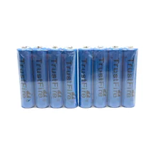 20pcs/lot TrustFire 3.7V TR10440 600mAh 10440 Rechargeable Lithium Battery with 1000 Cycle for LED Flashlight Headlamp цена 20pcs/lot TrustFire 3.7V TR10440 600mAh 10440 Rechargeable Lithium Battery with 1000 Cycle for LED Flashlight Headlamp цены онлайн