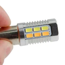 2 шт. 22 LED 1157 двойной Цвета желтый/белый горки Светодиодные лампы 12 В удобство Мода 17sept22