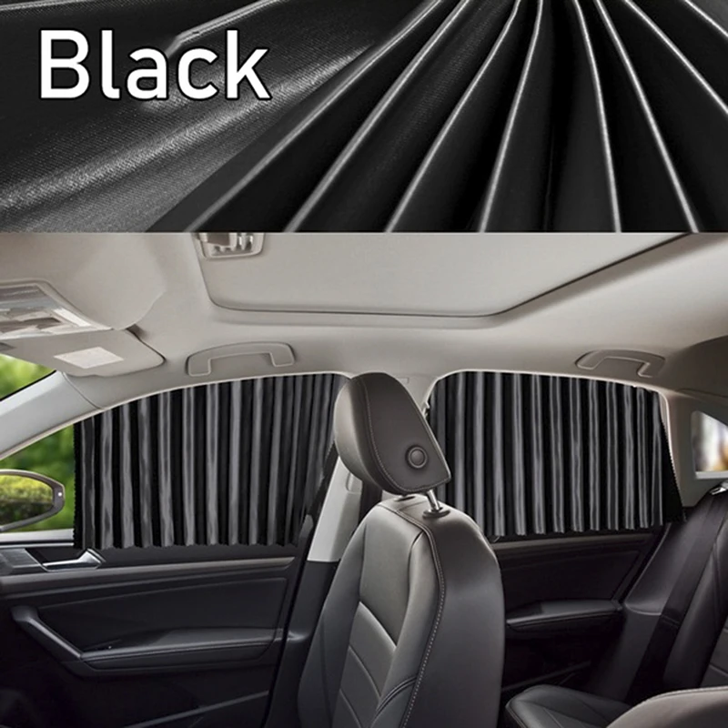 

1pcs Auto Car Curtains Universal Retractable Auto Curtain Window Roller Sun Shades Window Cover Sets Blind Block Protector