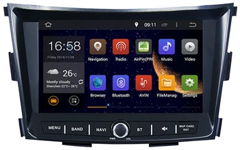 

2DIN 8"Android OCTA/Quad Core Car DVD Player Multimedia GPS DVD NAVIGATION HEAD UNIT NAVI Fit SSANGYONG TIVOLI 2015 2016 17-2018