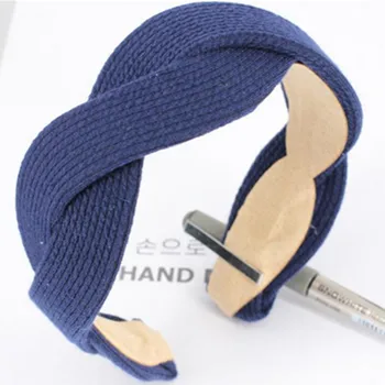 

Solid Twist Headband Women Headwear Cross Hairband Korean Vintage Hairband Women Hair Accessories Winter/Autumn Hairband Adults