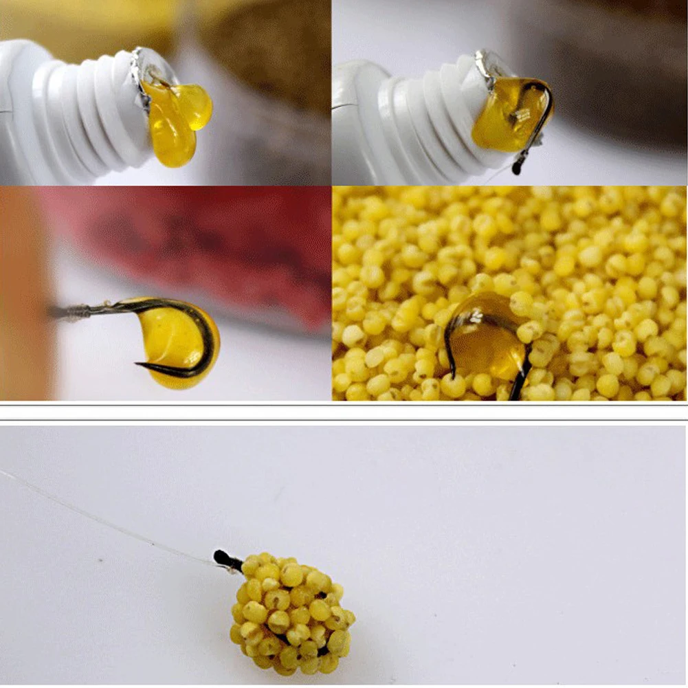 2 أنواع الصيد اكسسوارات نهر 40g الطعم أنبوب غراء بركة بحيرة ل ديدان الرز الصيد الكارب إغراء أداة صغيرة الكريات