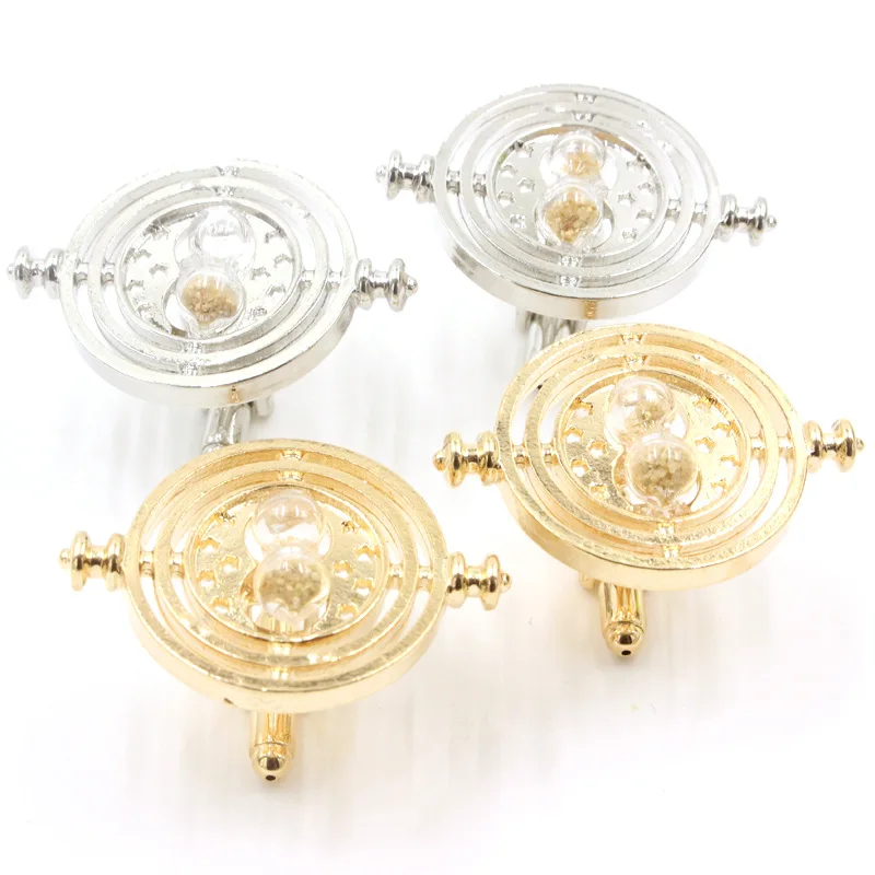 

New VC-LADY Time Time Converter Hourglass Cufflinks Shirt Cuff Button 5D5