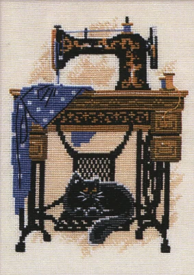 Высокое качество Горячая Распродажа очаровательный Счетный Набор для вышивки крестом швейная машина комната Черный кот riolis 857