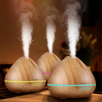 

EASEHOLD RU 400ml Cool Mist Humidifier Ultrasonic Aroma Essential Oil Diffuser 7 Color Change for Office Bedroom Auto Shut Off